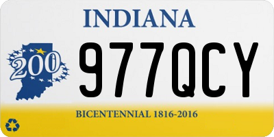 IN license plate 977QCY