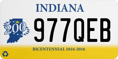 IN license plate 977QEB