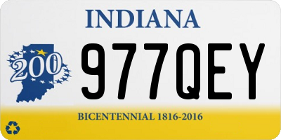 IN license plate 977QEY