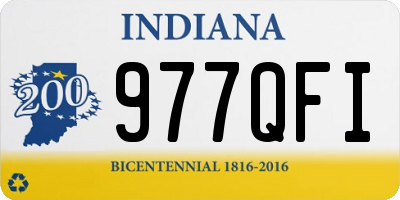 IN license plate 977QFI
