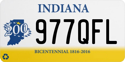 IN license plate 977QFL