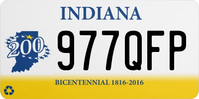 IN license plate 977QFP
