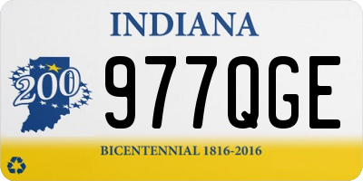 IN license plate 977QGE