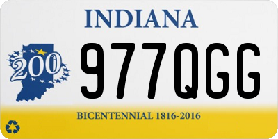 IN license plate 977QGG
