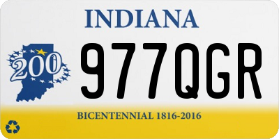 IN license plate 977QGR