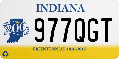 IN license plate 977QGT