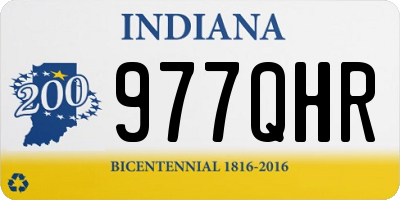 IN license plate 977QHR