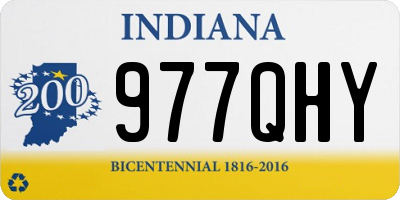 IN license plate 977QHY