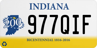 IN license plate 977QIF