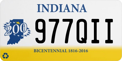 IN license plate 977QII