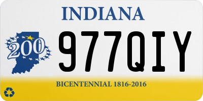 IN license plate 977QIY