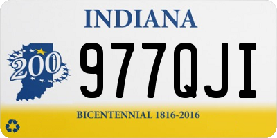 IN license plate 977QJI