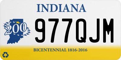 IN license plate 977QJM