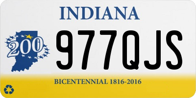 IN license plate 977QJS