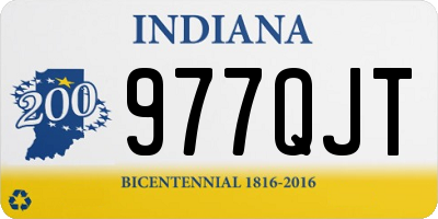 IN license plate 977QJT
