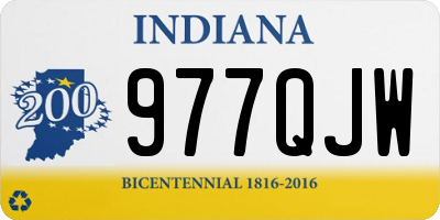 IN license plate 977QJW