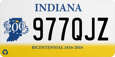 IN license plate 977QJZ