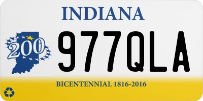 IN license plate 977QLA