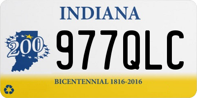 IN license plate 977QLC