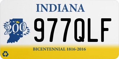 IN license plate 977QLF