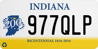 IN license plate 977QLP
