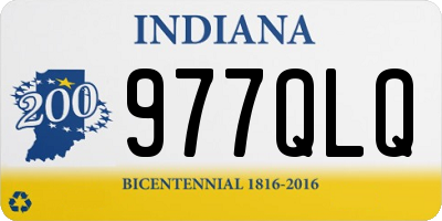 IN license plate 977QLQ