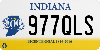 IN license plate 977QLS