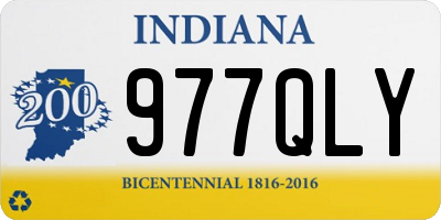 IN license plate 977QLY