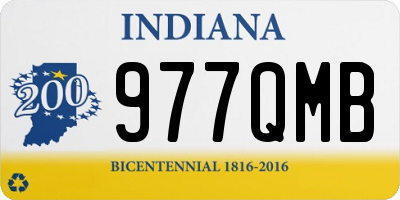 IN license plate 977QMB