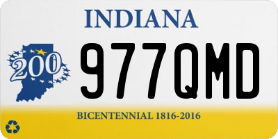 IN license plate 977QMD