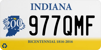 IN license plate 977QMF
