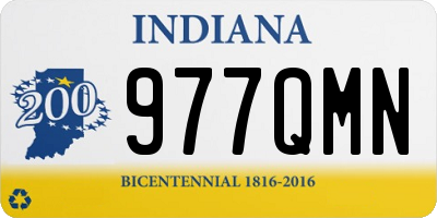 IN license plate 977QMN