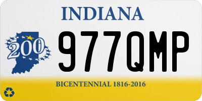 IN license plate 977QMP