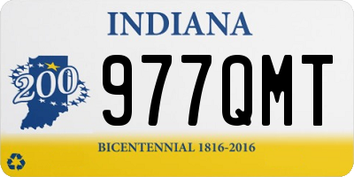 IN license plate 977QMT