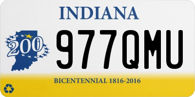 IN license plate 977QMU