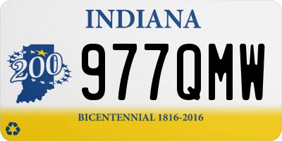 IN license plate 977QMW
