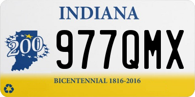 IN license plate 977QMX