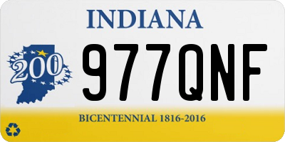 IN license plate 977QNF