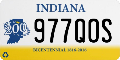 IN license plate 977QOS