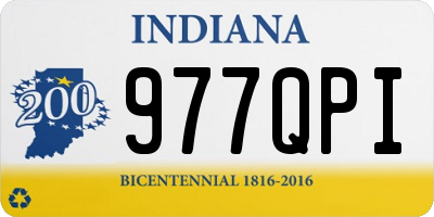 IN license plate 977QPI