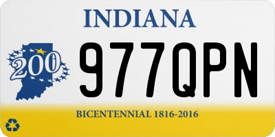 IN license plate 977QPN