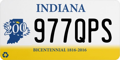 IN license plate 977QPS