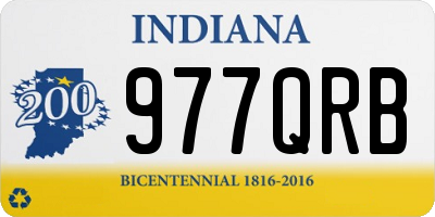 IN license plate 977QRB