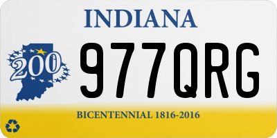 IN license plate 977QRG