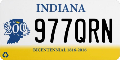 IN license plate 977QRN