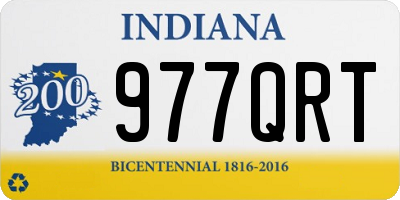 IN license plate 977QRT