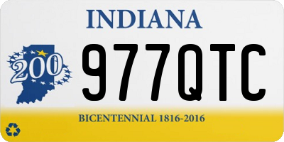 IN license plate 977QTC