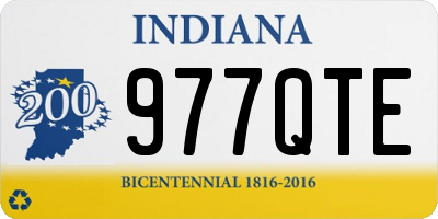 IN license plate 977QTE