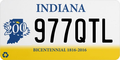 IN license plate 977QTL