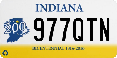 IN license plate 977QTN